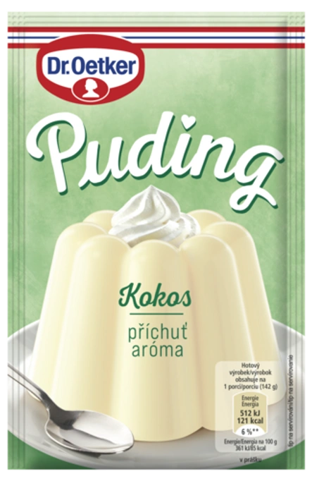 Dr. Oetker Puding příchuť Kokos