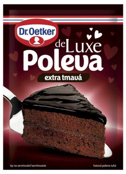 Poleva de Luxe extra tmavá  Dr. Oetker