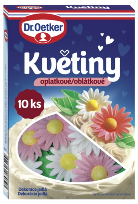 Květiny oplatkové Dr. Oetker