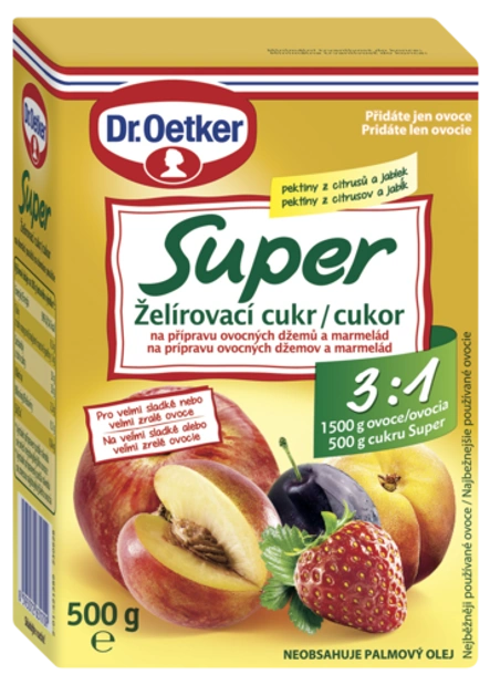 Želírovací cukr Super 3:1 Dr. Oetker
