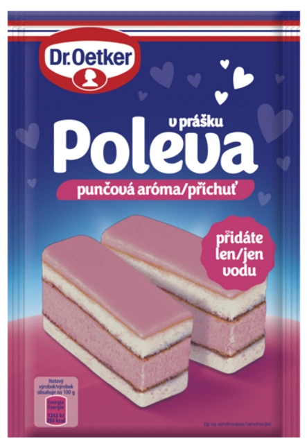Poleva v prášku punčová příchuť Dr. Oetker
