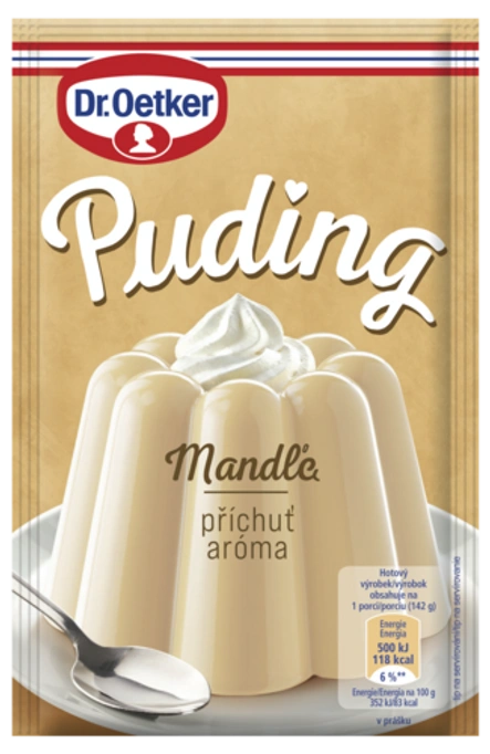 Dr. Oetker Puding příchuť Mandle