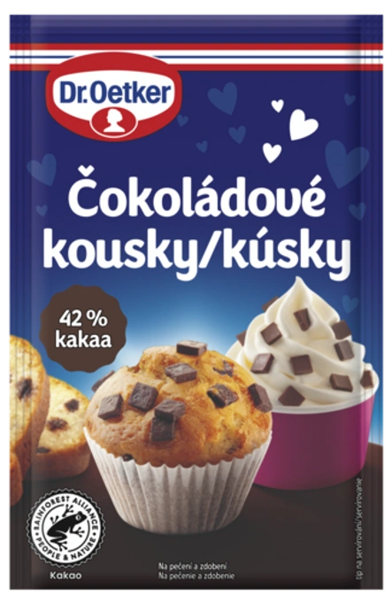 Čokoládové kousky Dr. Oetker