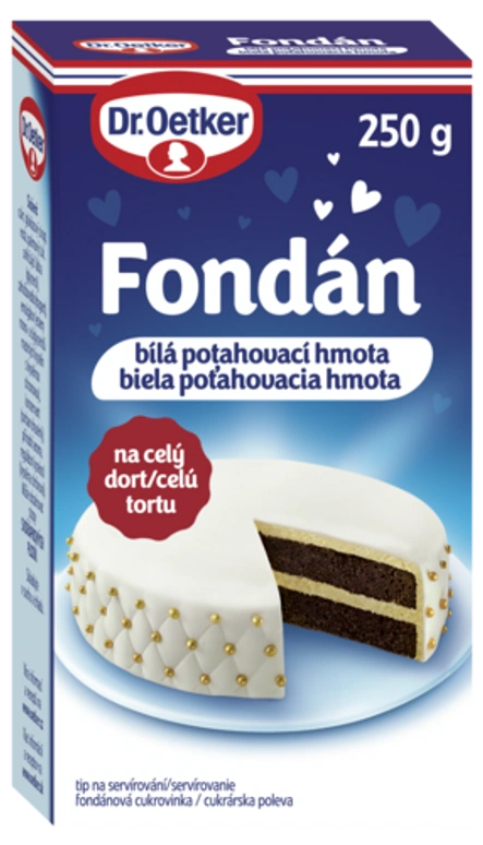 Fondán bílá potahovací hmota Dr. Oetker