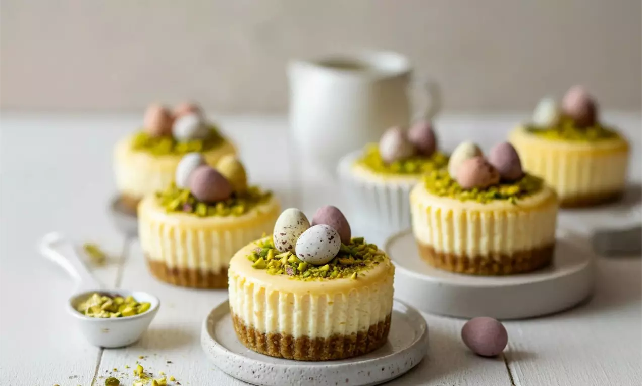 Mini velikonoční chessecaky