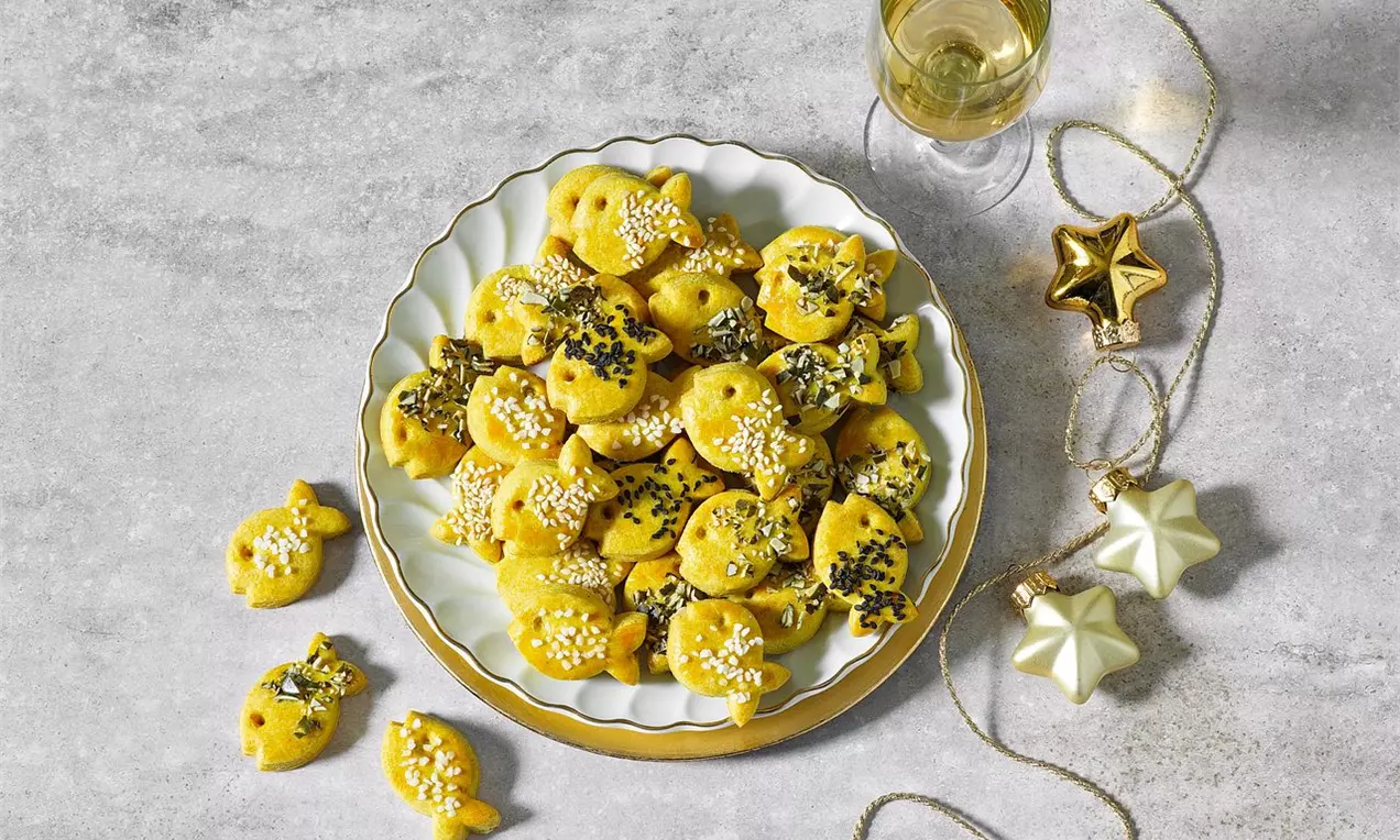 Slané sušenky s kari a chilli