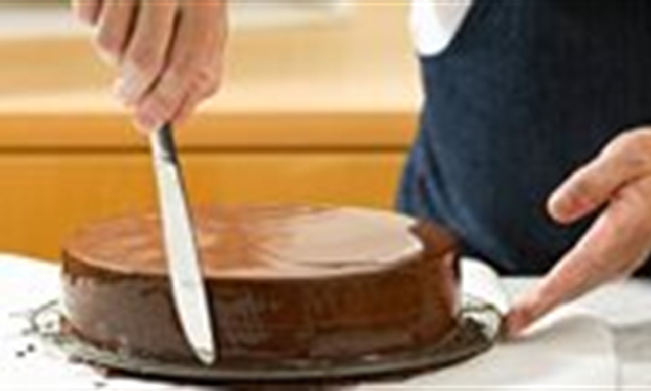 Torte überziehen 4